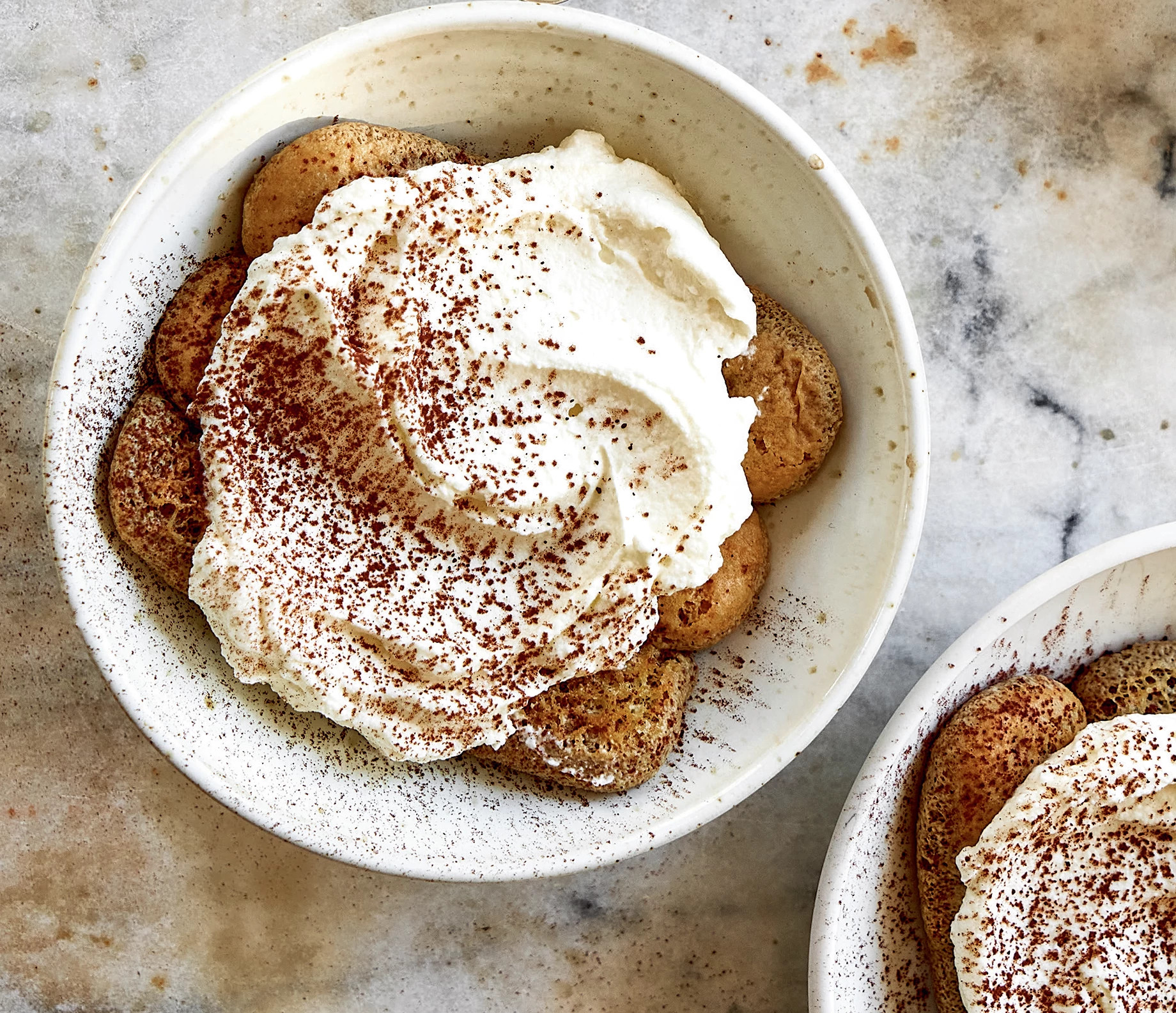 Tiramisu in dish