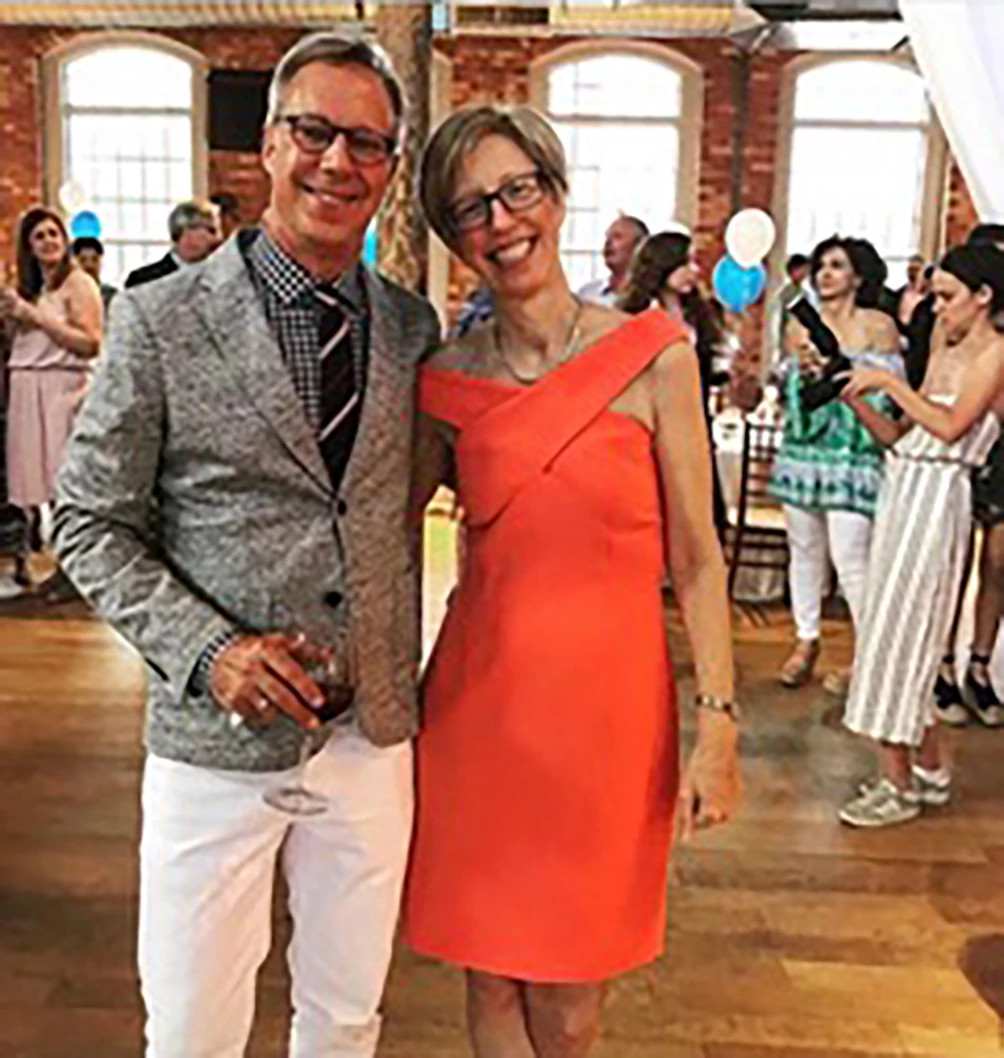 Author Steven Petrow and his sister Julie are shown in a 2022 photo