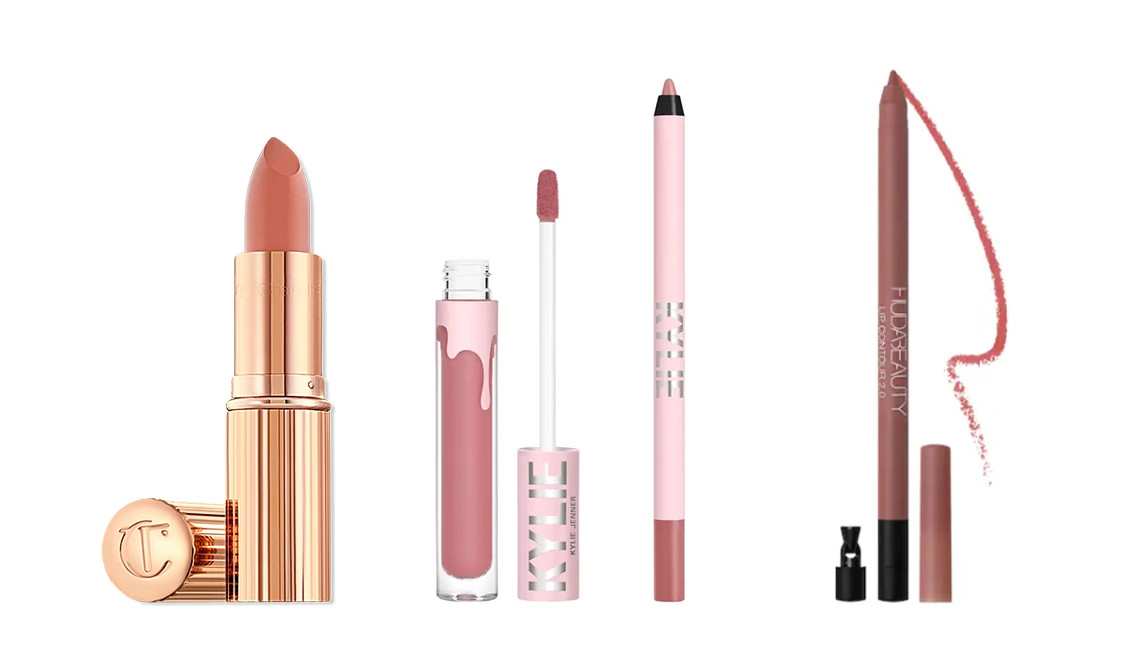 different makeup products