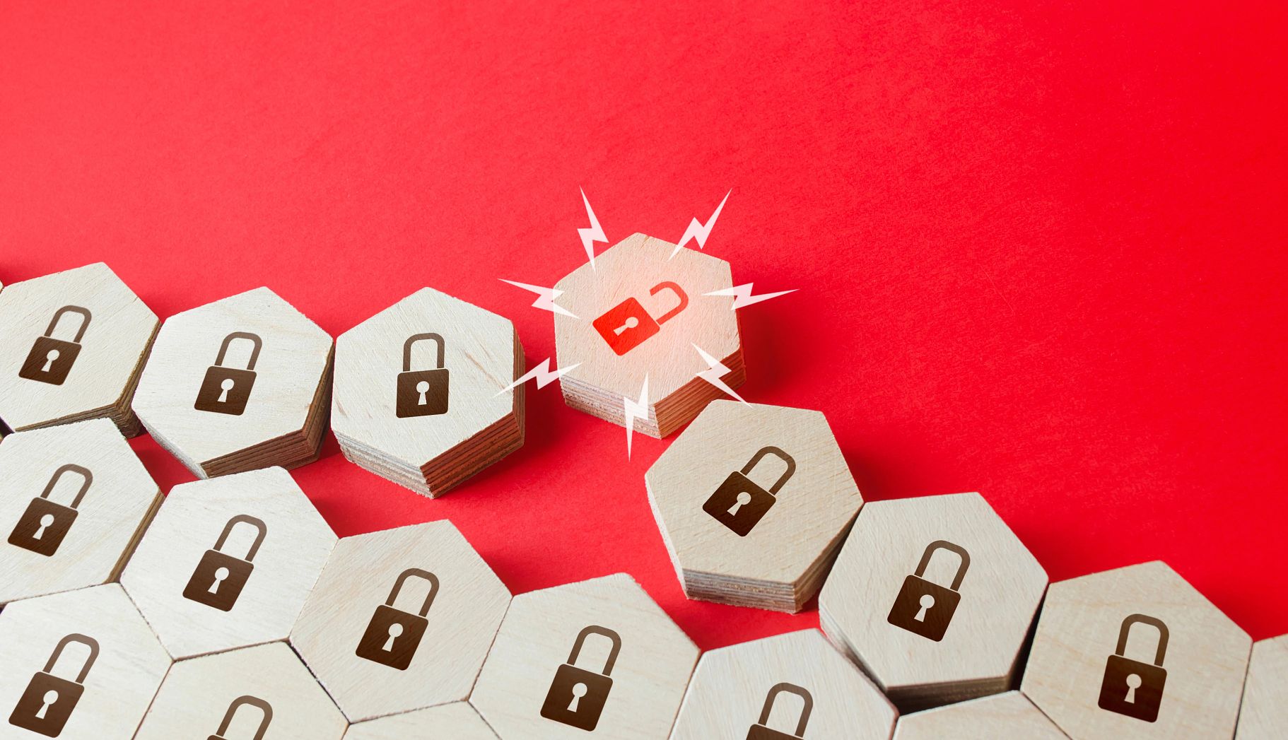 Data Breach Hits Million More Medicare Beneficiaries Security breach. Corporate data leakage. Hacker attack.