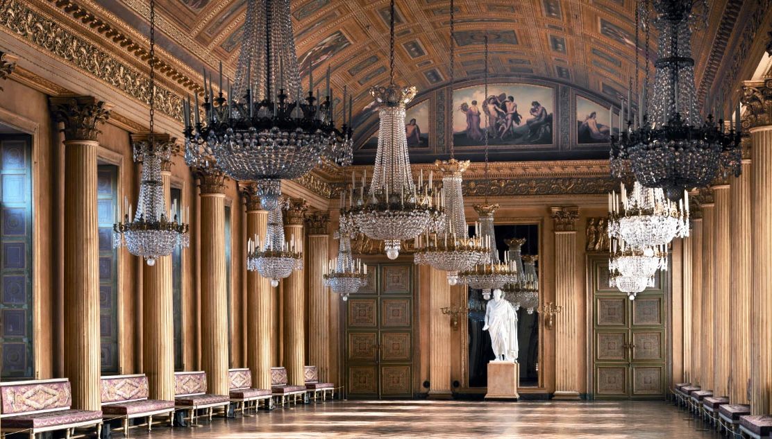 a ballroom at Château de Compiègne 