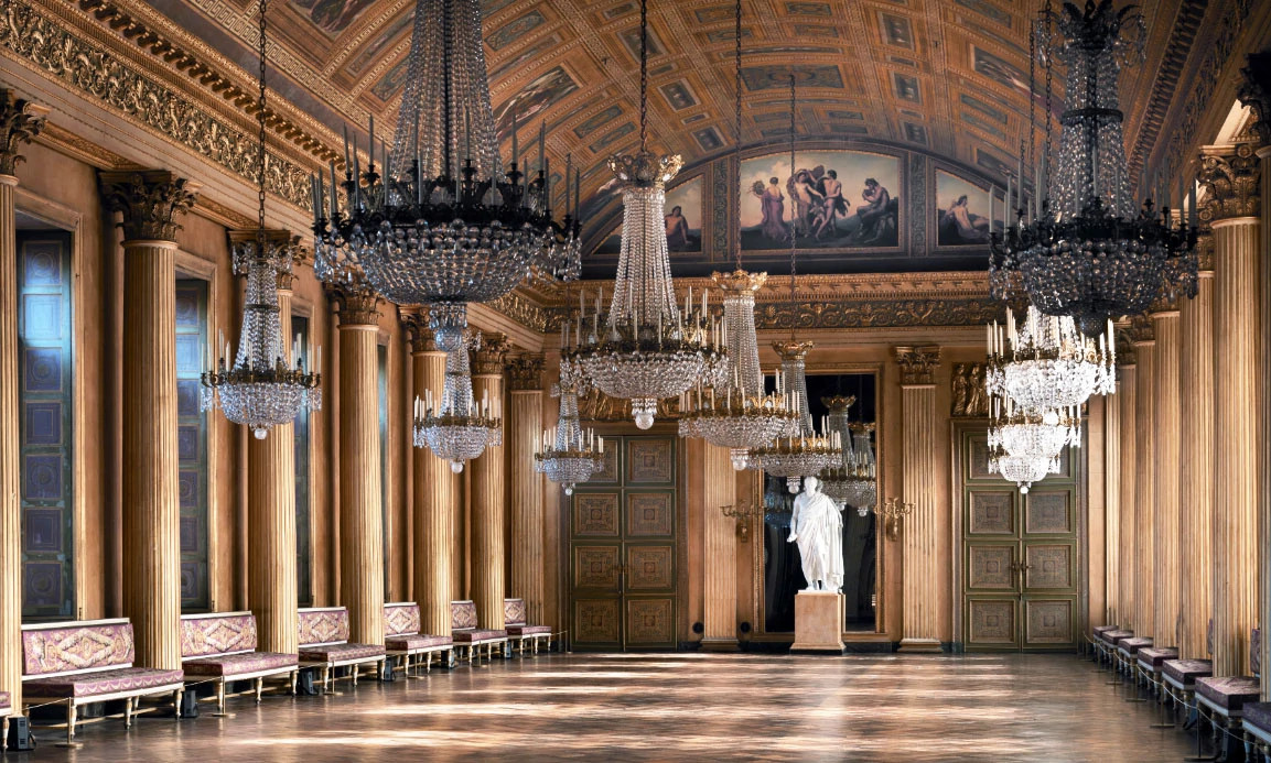 a ballroom at Château de Compiègne 