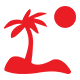 Travel Palm Tree Icon Travel Palm Tree Icon
