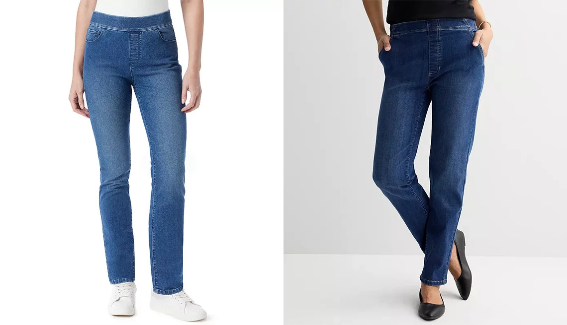 models wearing jeans that fit