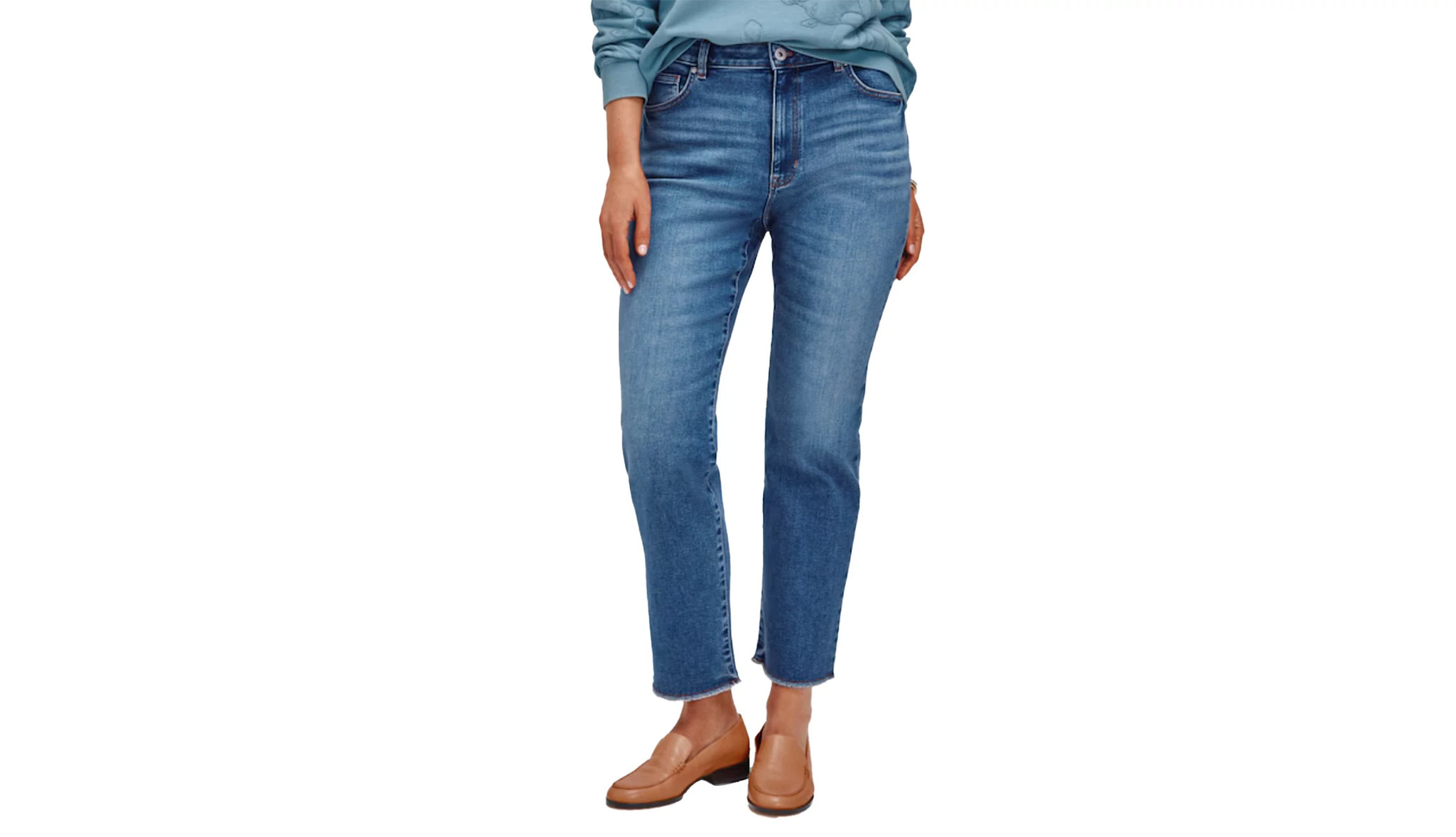J.Jill Modern-Fit Straight-Leg Jean in Horizon Wash