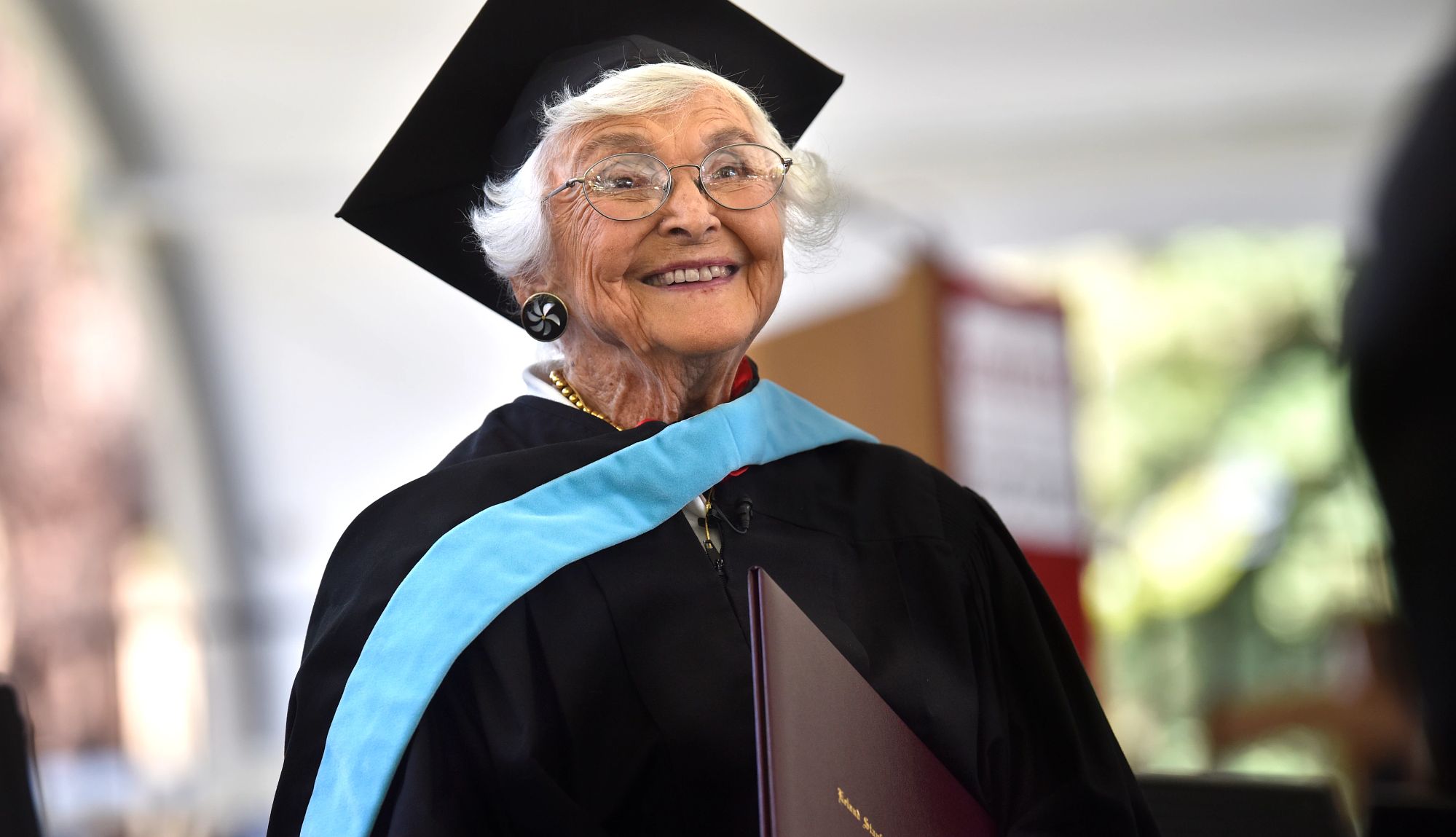 Hislop left Stanford to marry George Hislop