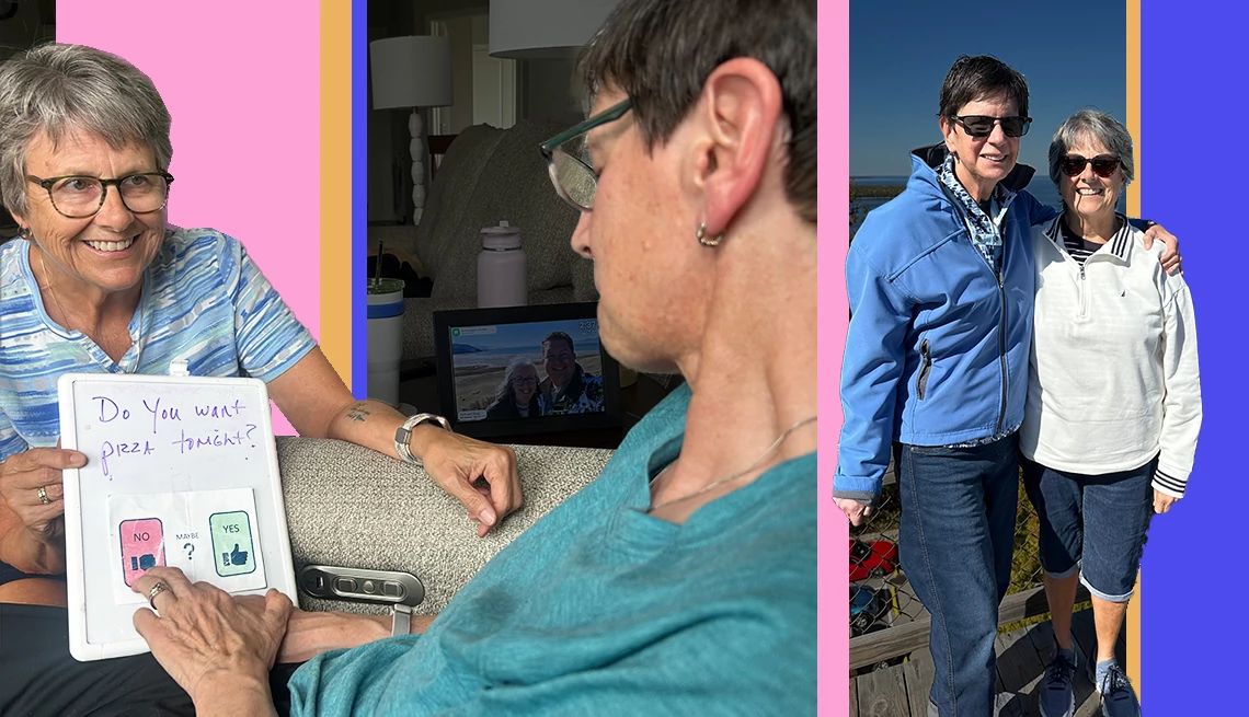 When Communication Fades: A Caregiver’s Challenge two people showing challenges of communication