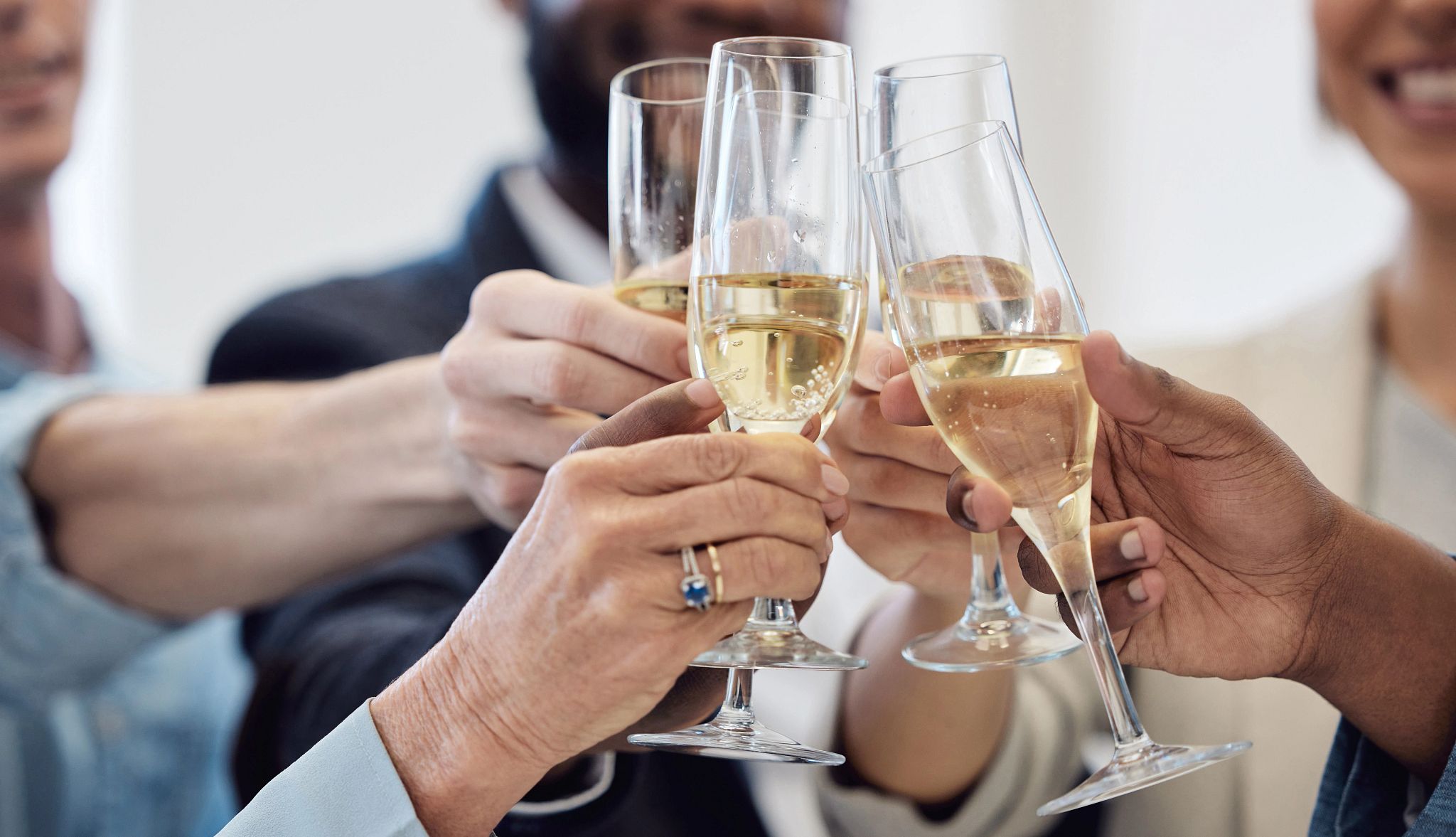 Wine glass toasting Wine glass toasting