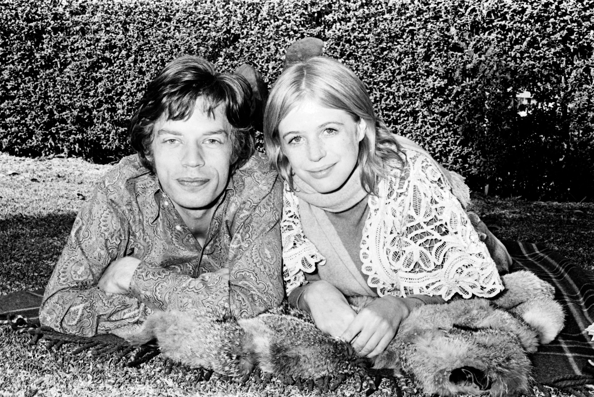 Mick Jagger and Marianne Faithfull