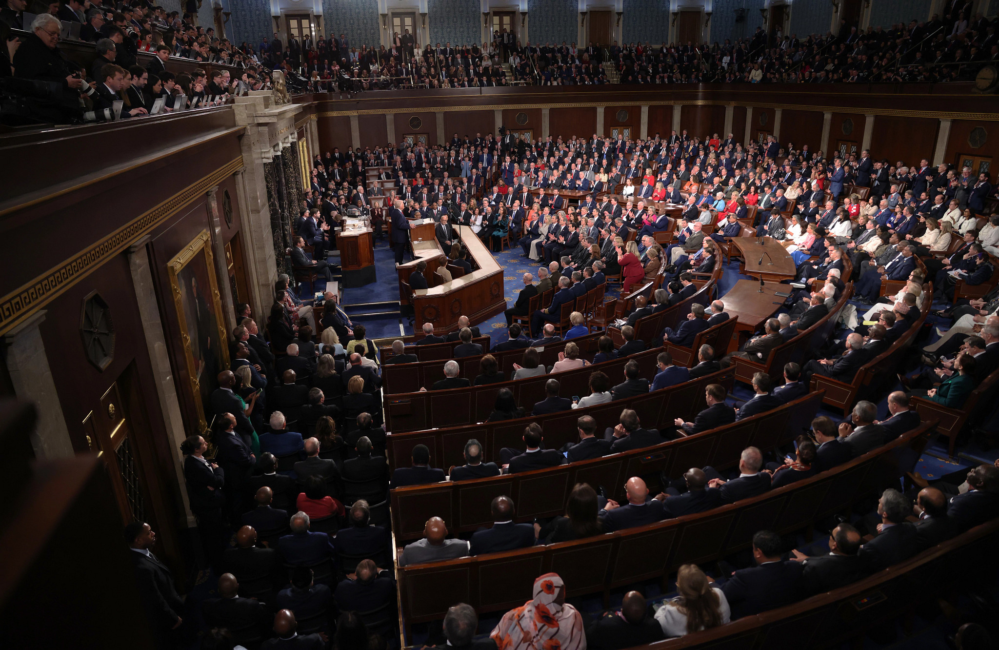 President Donald Trump delivers his State of the Union address.