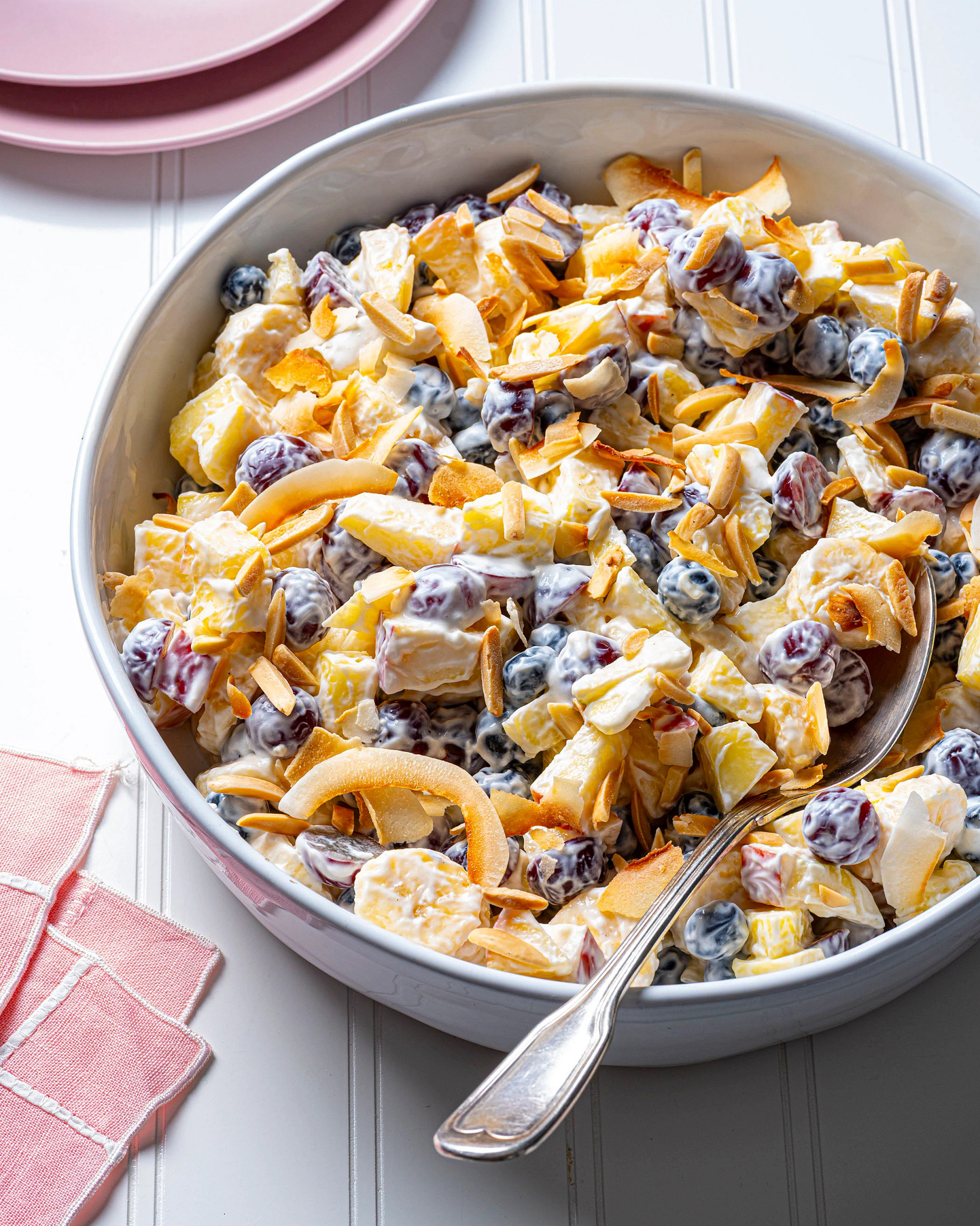A bowl of fruit salad