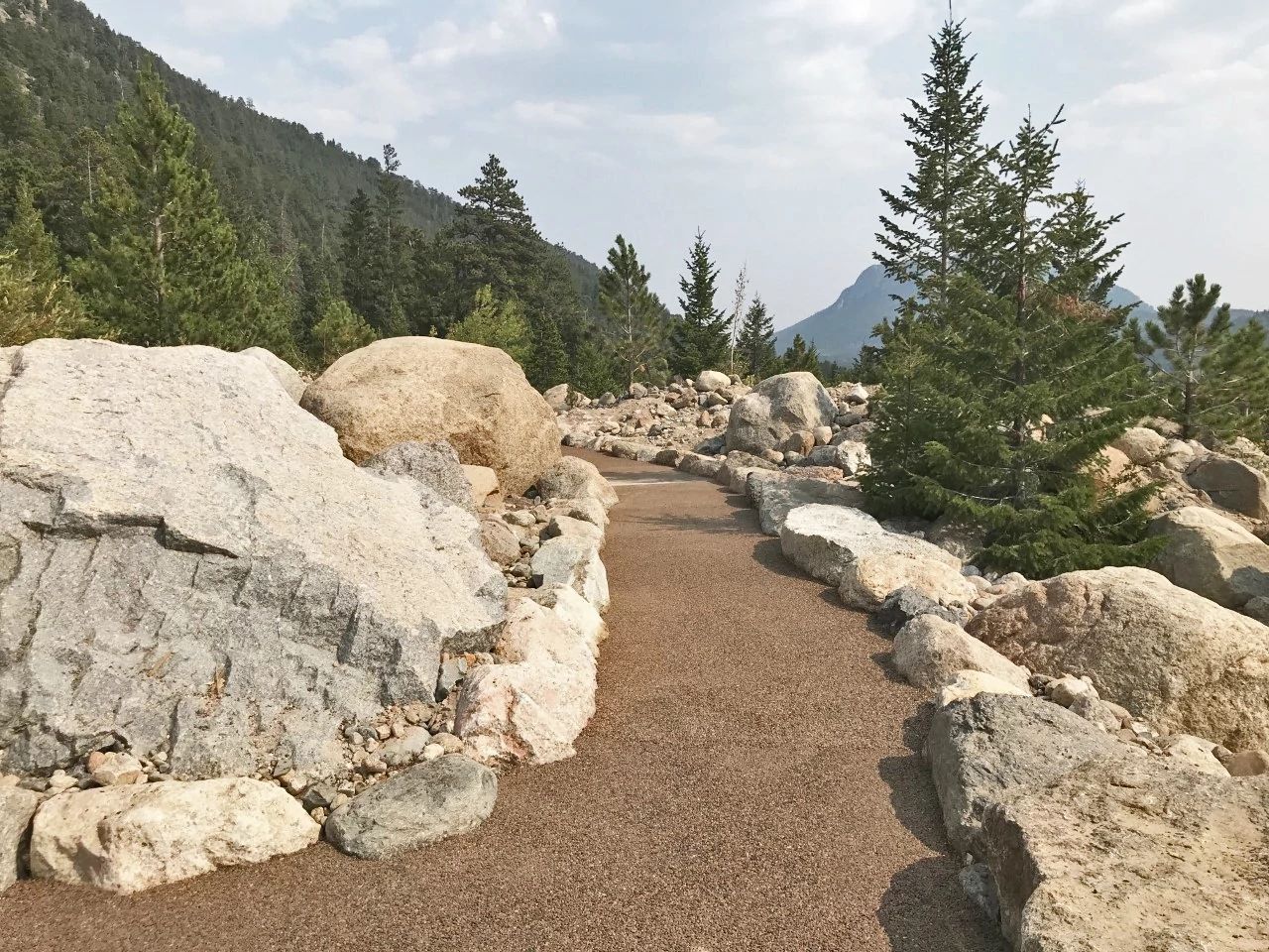 Alluvial Fan Trail can be found at Rocky Mountain National Park Alluvial Fan Trail at Rocky Mountain National Park