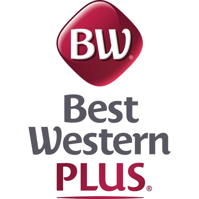 Red and grey vertical Best Western logo