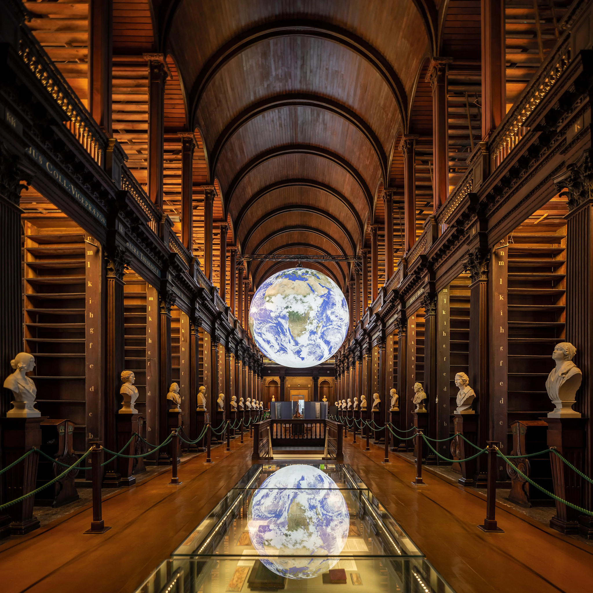 the Long Room at Trinity College