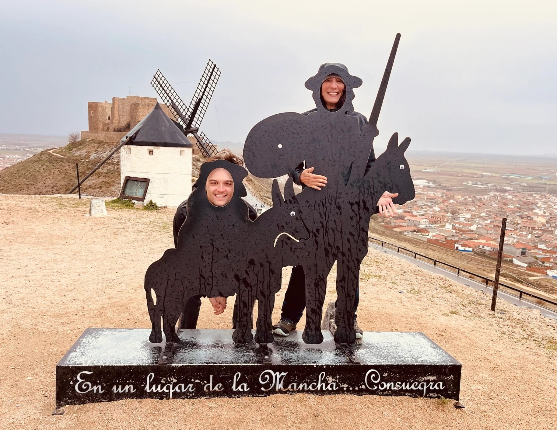Don Quixote's windmills in Spain