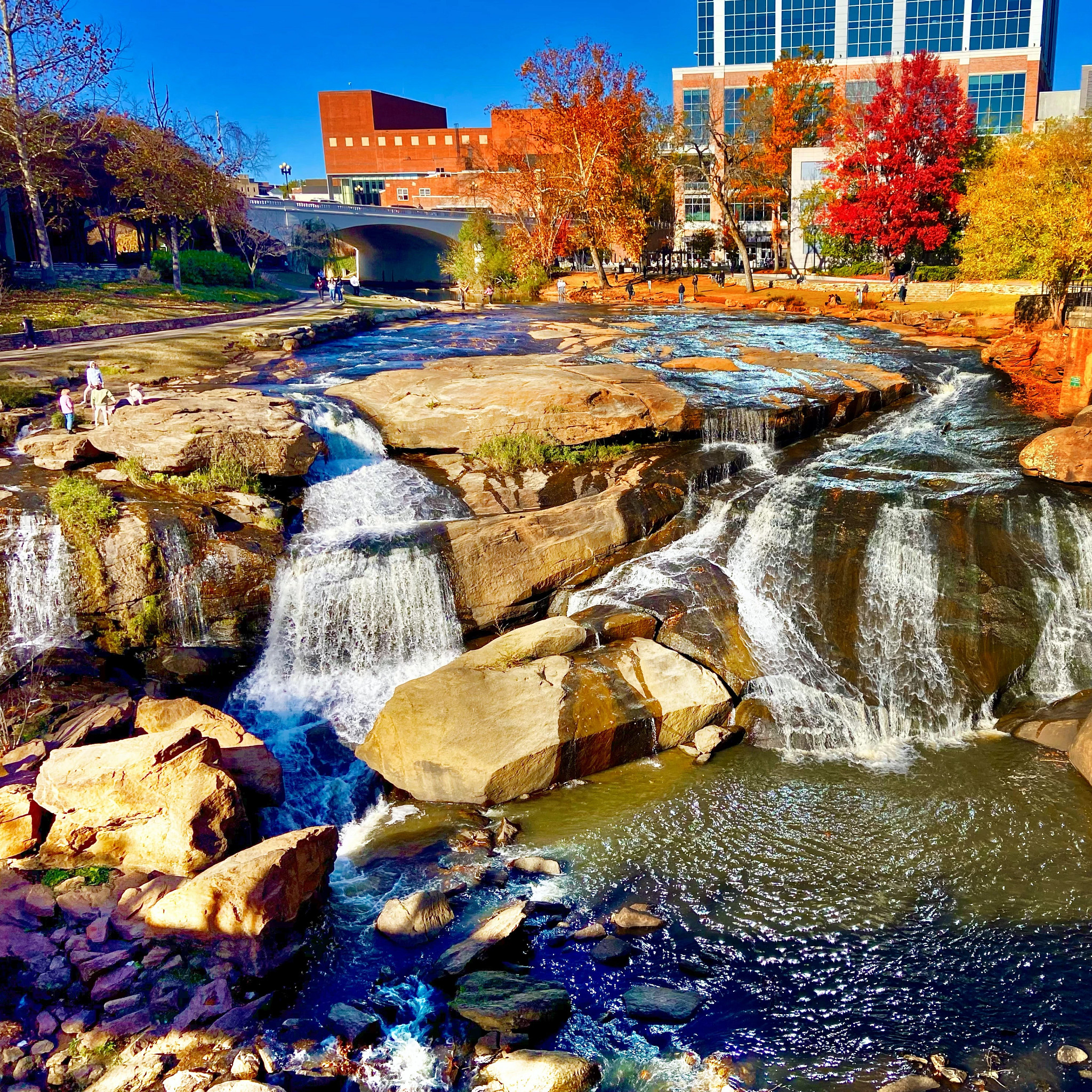 a river in Greenville, South Carolina