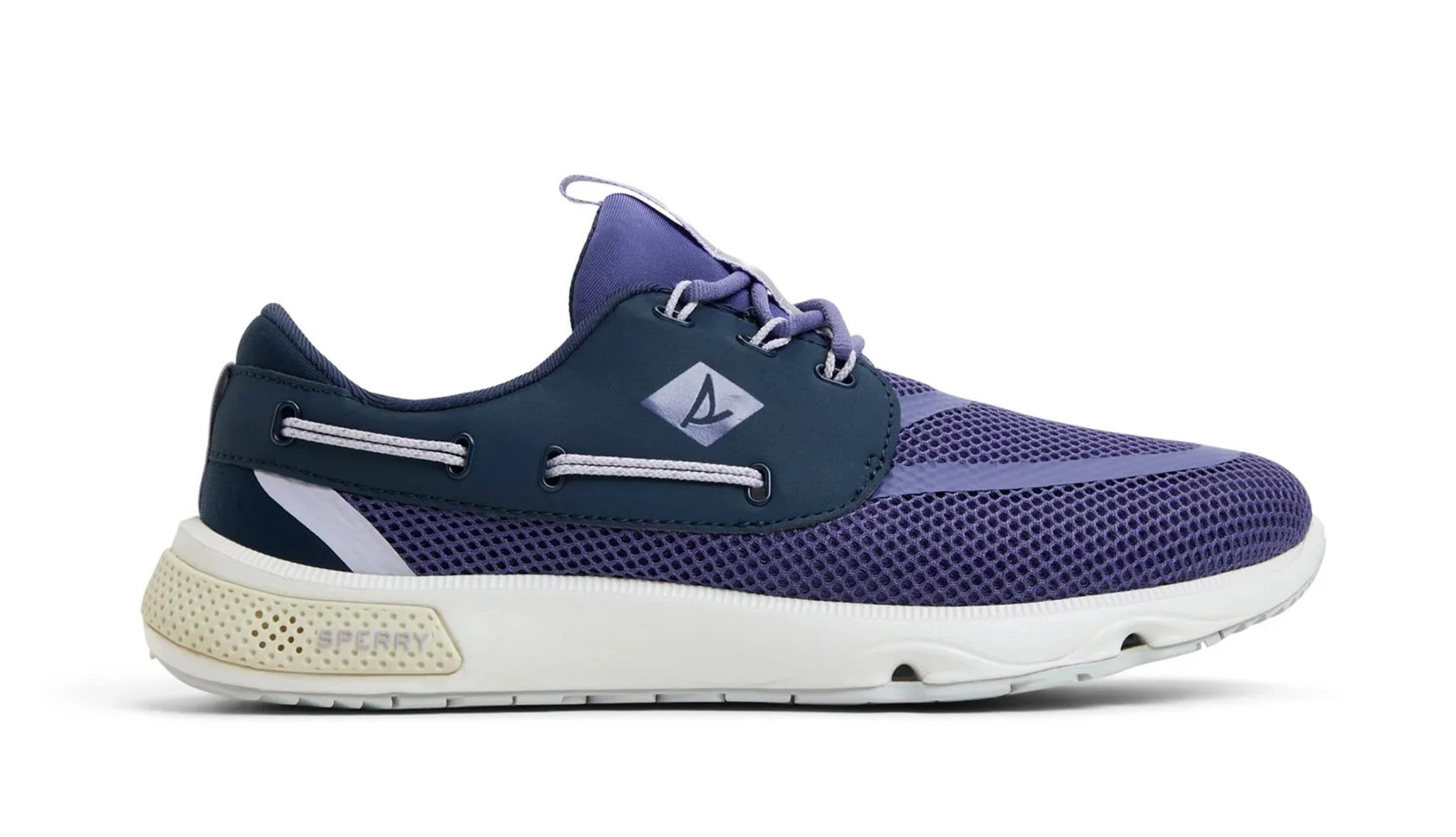 a sporty sneaker on a white background