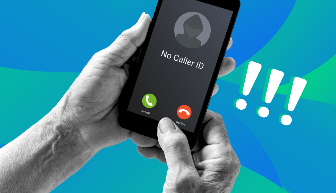 do not answer calls from unknown numbers a phone with an unknown number calling displayed