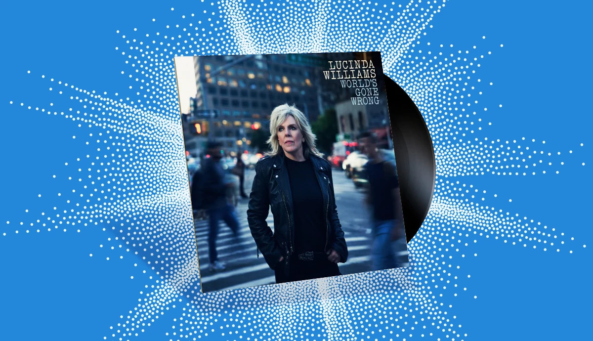 the cover of the album worlds gone wrong by lucinda williams