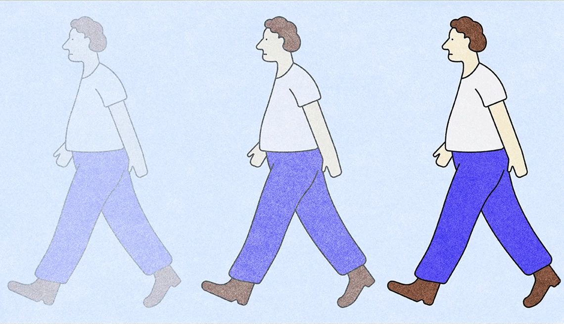 I'm Estranged From My Brother a man walks away, with his figure slowly disappearing