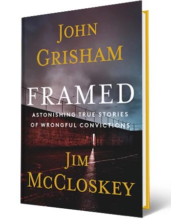 Framed book cover "Framed: Astonishing True Stories of Wrongful Convictions" by John Grisham