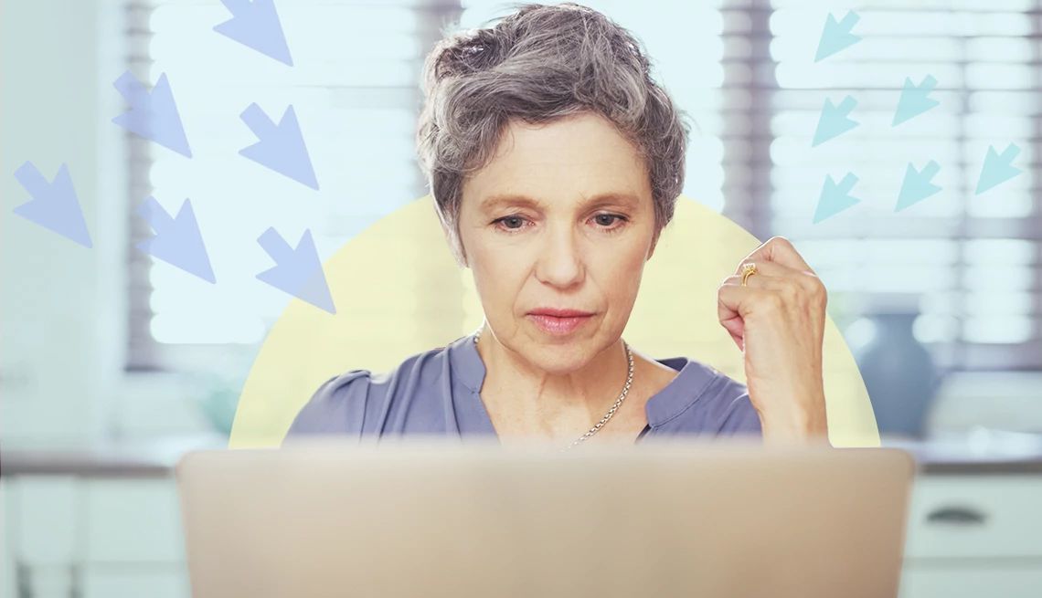 Medicare Open Enrollment Shot of a mature woman using a laptop at home