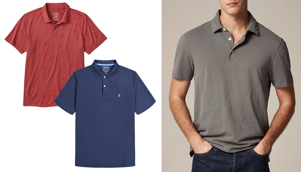 Style Tips for Men Over 50  examples of stylish polo shirts
