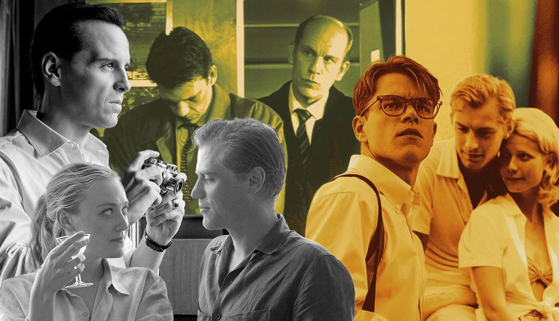 Andrew Scott, John Malkovich, Matt Damon and other stars who have starred in various Ripley movies and TV shows