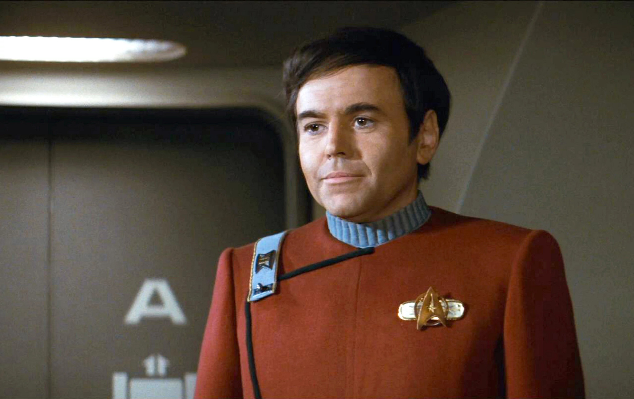 walter koenig in costume as chekov from star trek