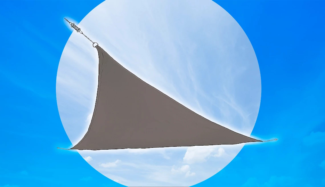 vela para protegerse del sol