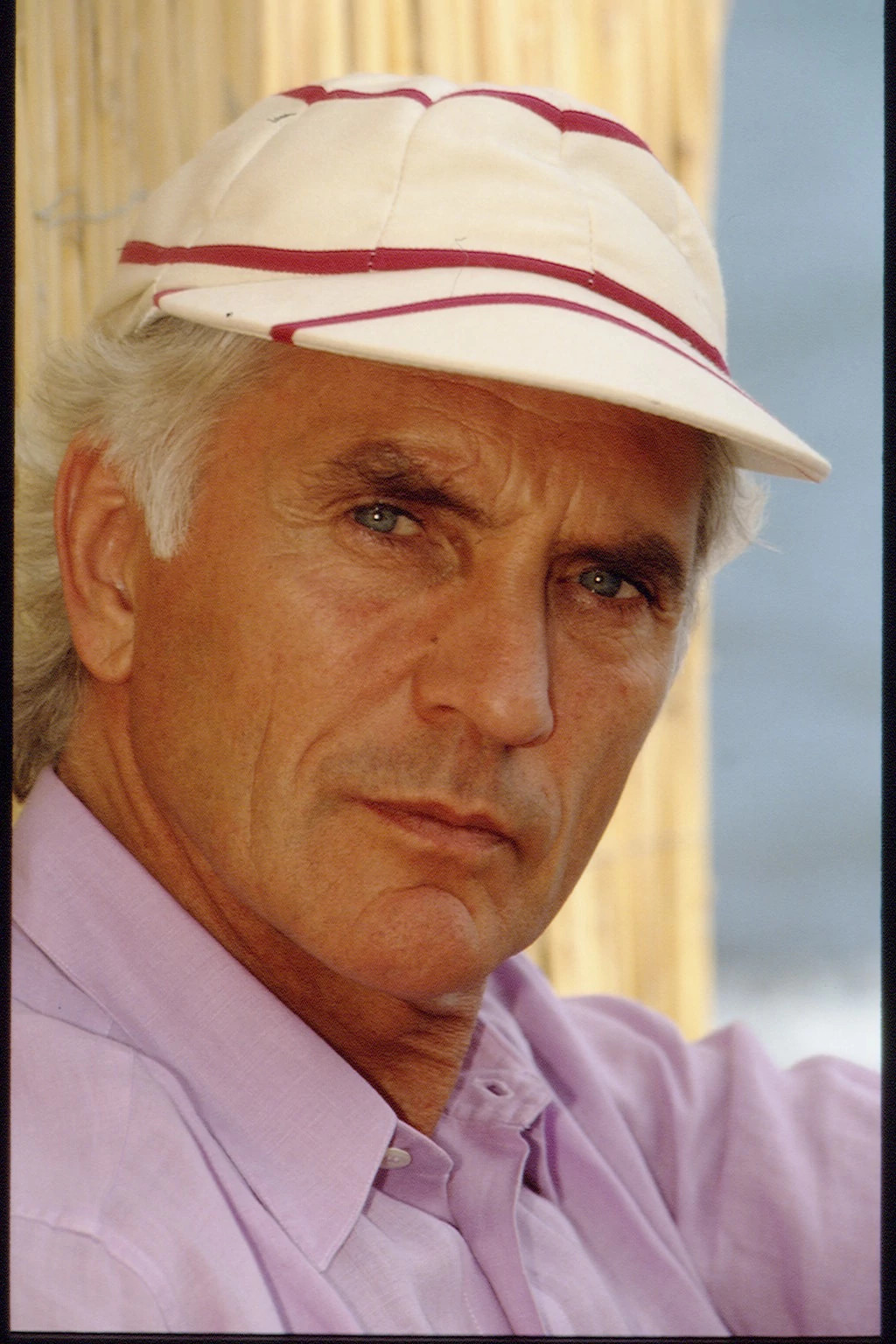 terence stamp wearing a hat
