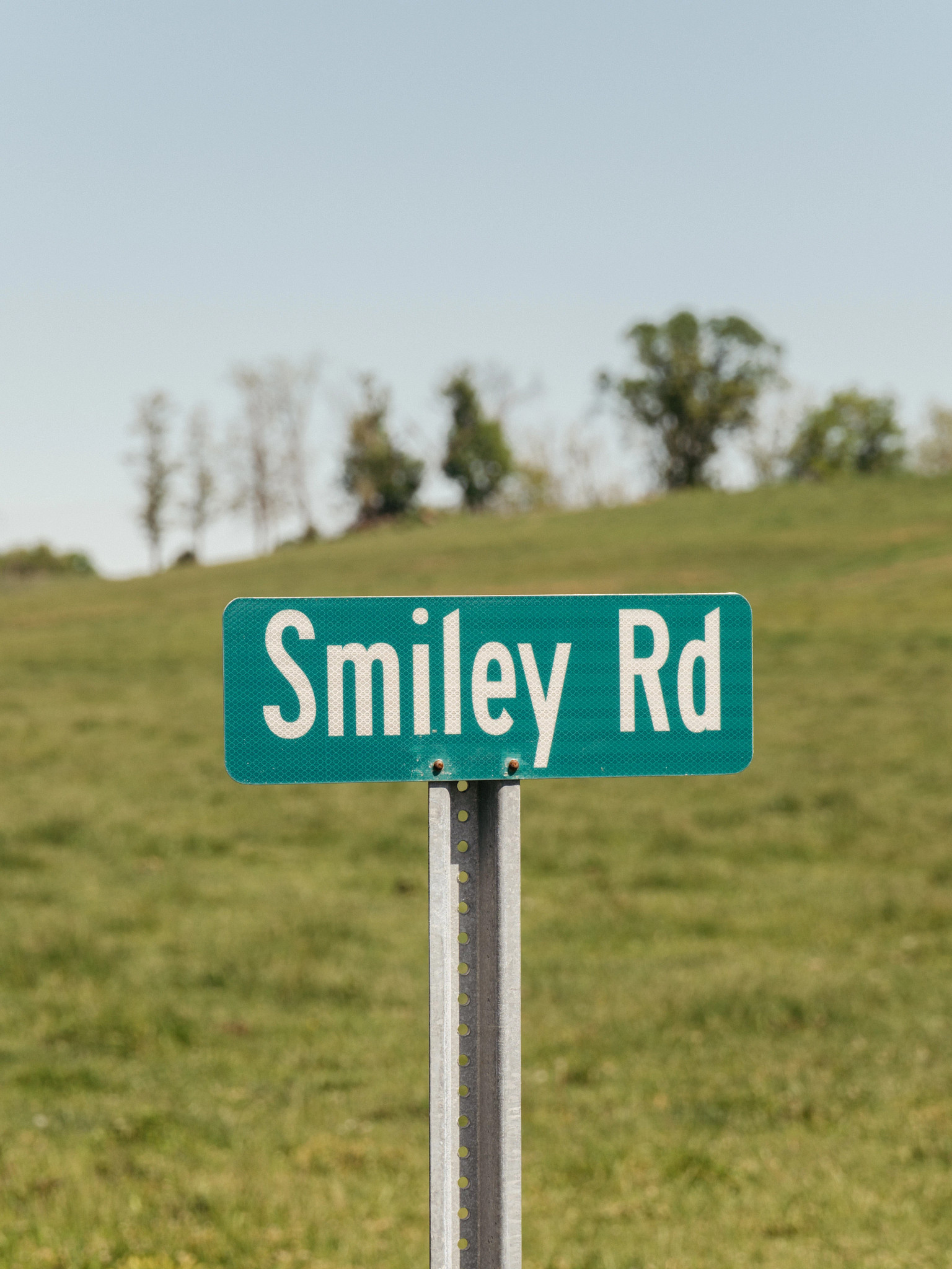 road sign near the farm