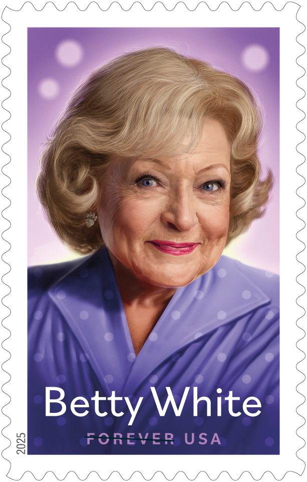 Betty White stamp Betty White stamp