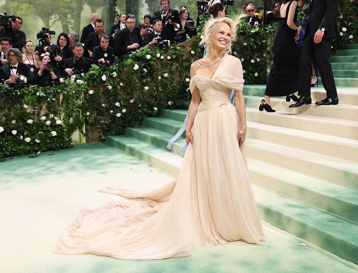 Pam Anderson at the Met Gala