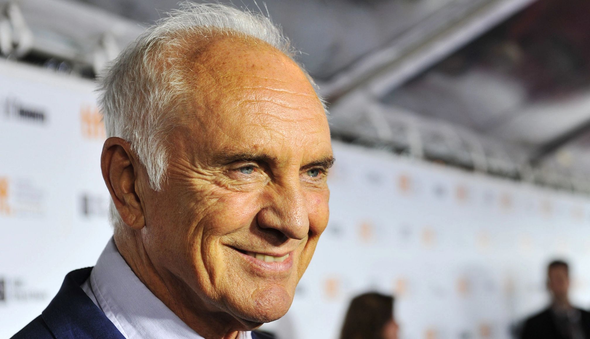 Terence Stamp, an Actor Who Specialized in Villains, Dies at 87 Actor Terence Stamp smiling on the red carpet