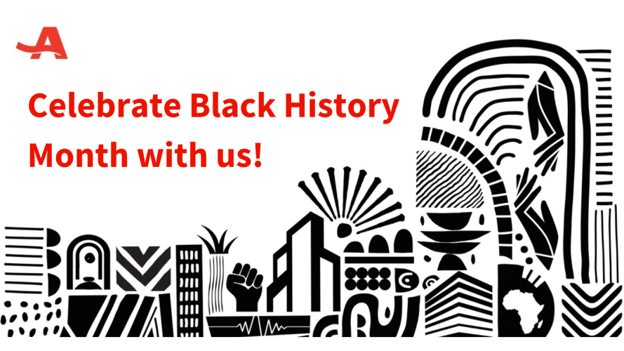 infographic celebrate black history with us - a a r p logo in corner