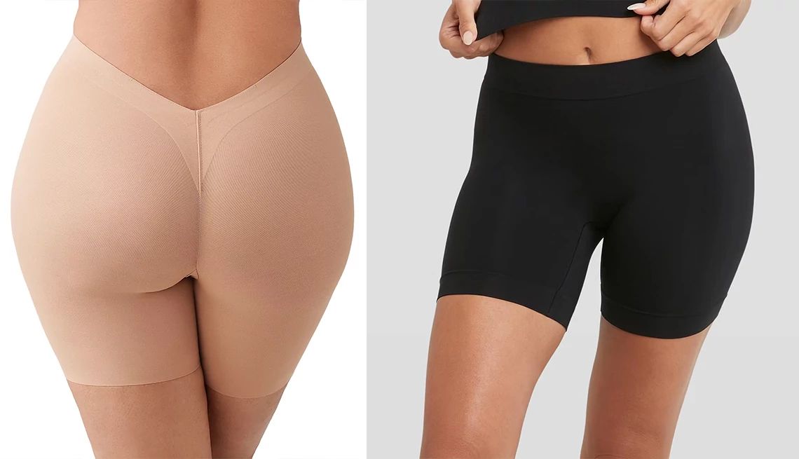 The Best Shapewear for Women Over 50 two models wearing shapewear garments