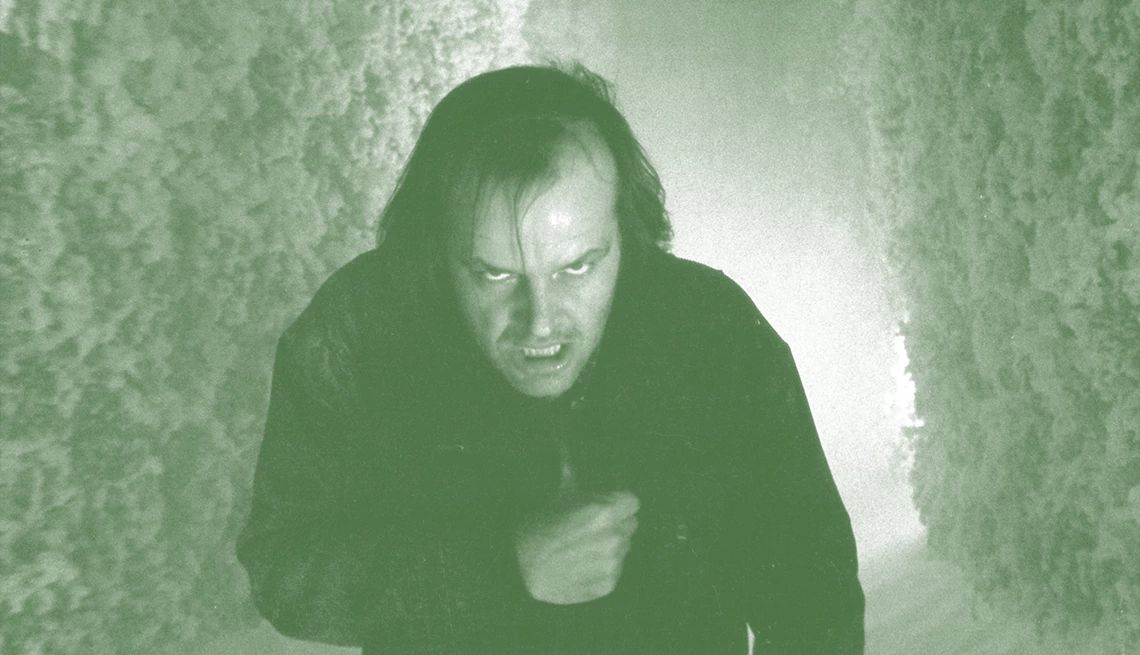 Jack Nicholson in a scene from the film The Shining