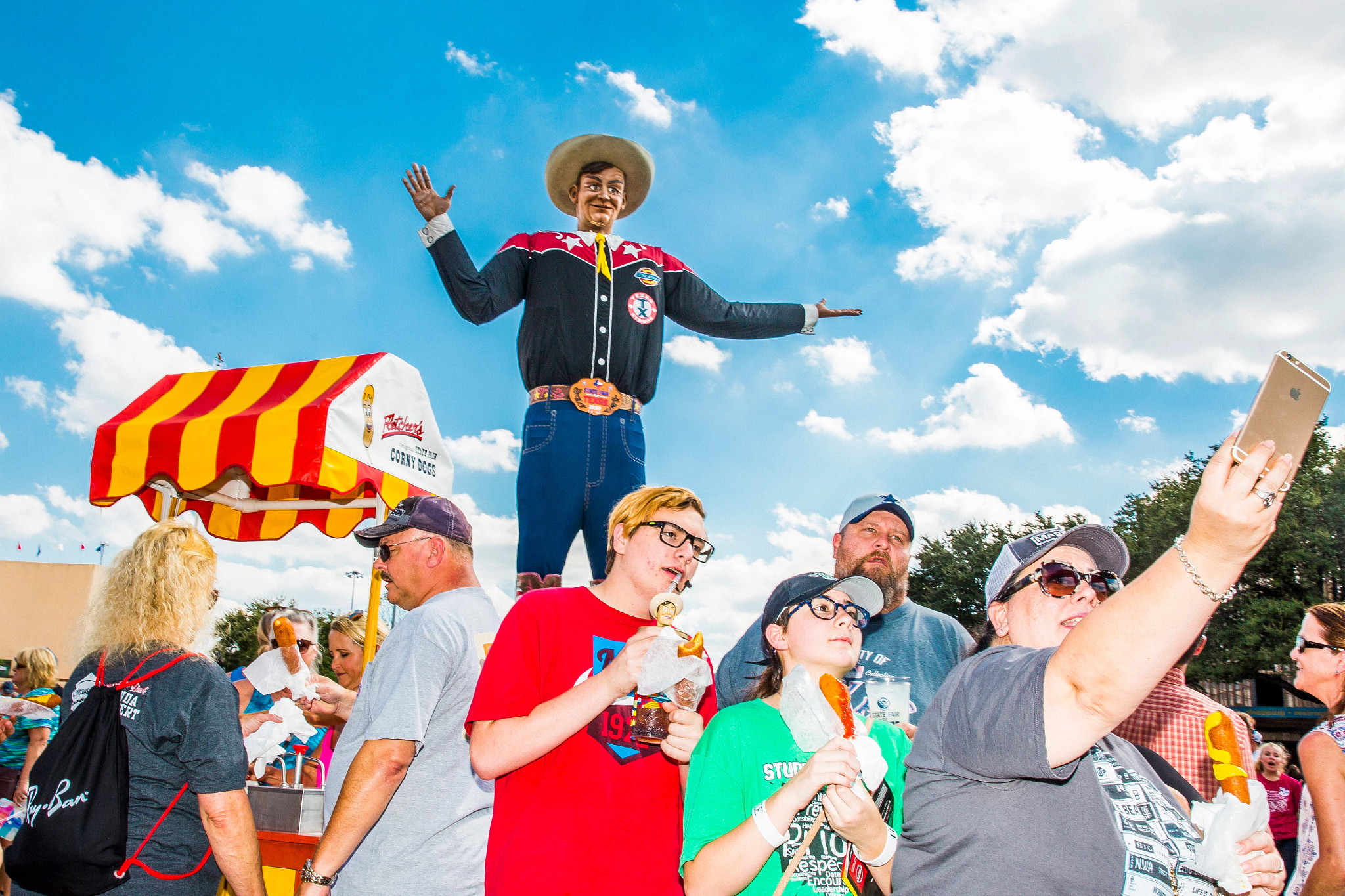 World's Tallest Cowboy statue at the State Fair of Texas.