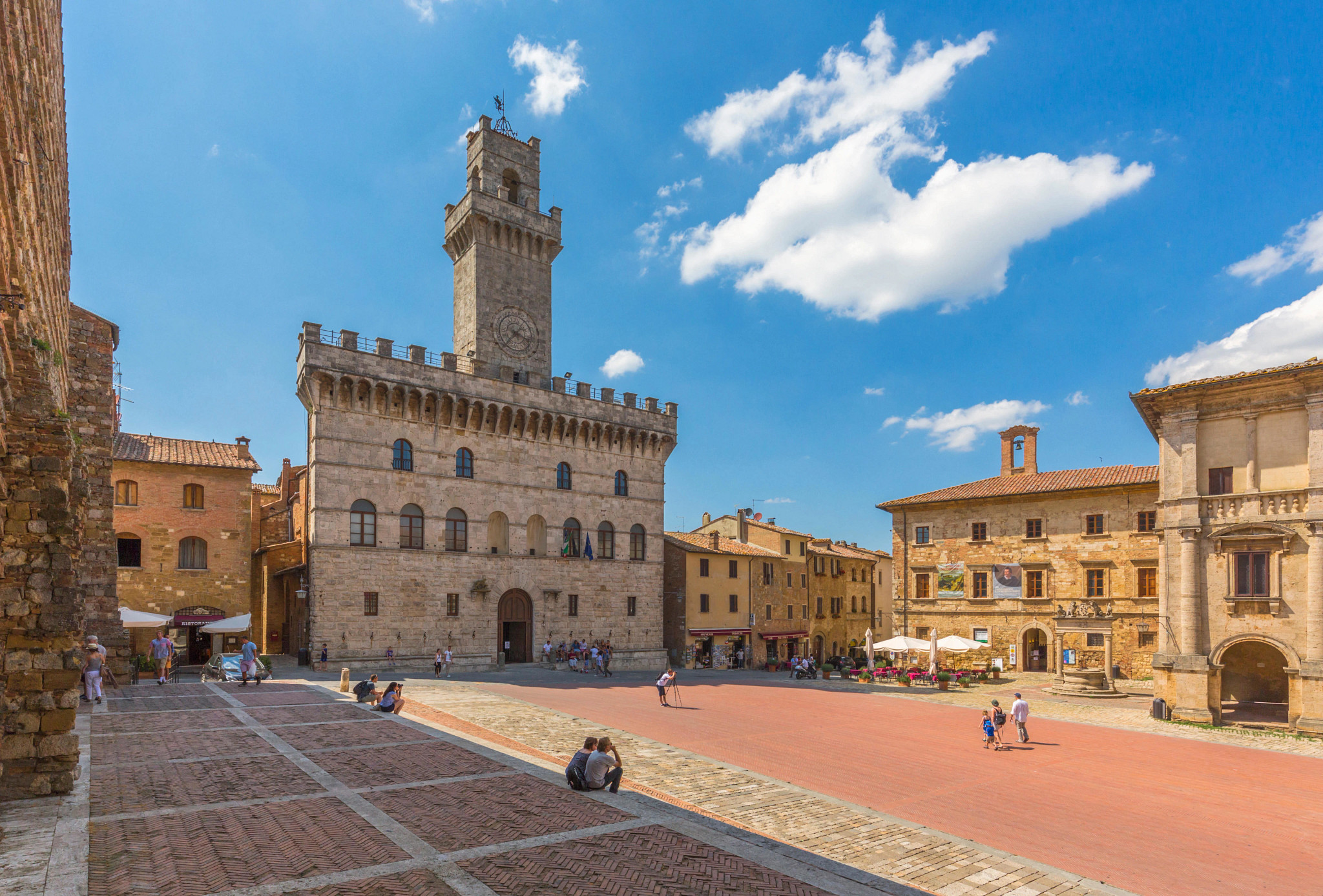 the Palazzo Comunale in Tuscany, Italy
