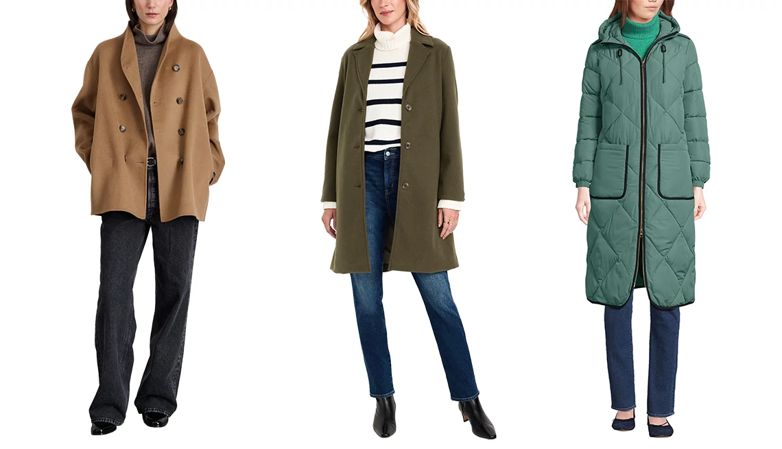 Best Coats and Jackets for Women Over 50 different coats and jackets