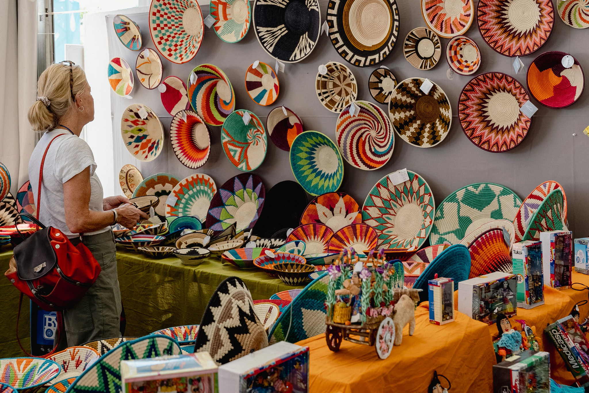 Shopping in Santa Fe, NM.