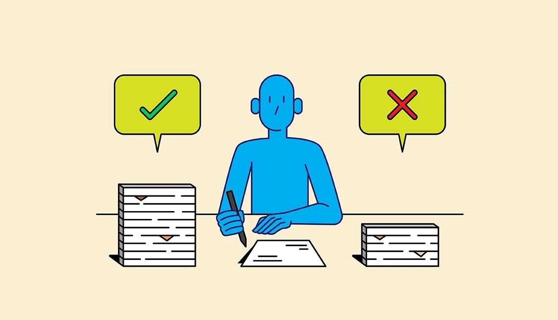 25 Great Ways to Slash Medical Bills a person with piles of papers next to them