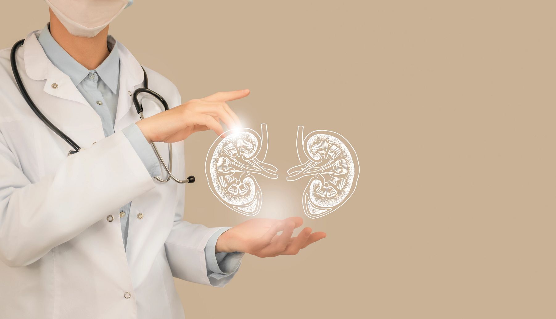 Guide to Kidney Health doctor with kidney diagram