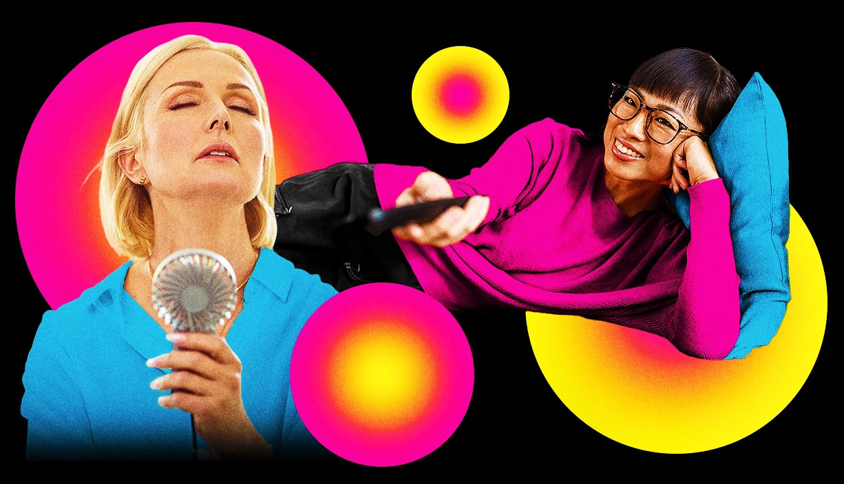 Open suitcase fully packed with folded women's clothing and accessories on the floor. Woman packing for tropical vacation concept. Female luggage w/ things. Background, close up, copy space, top view.