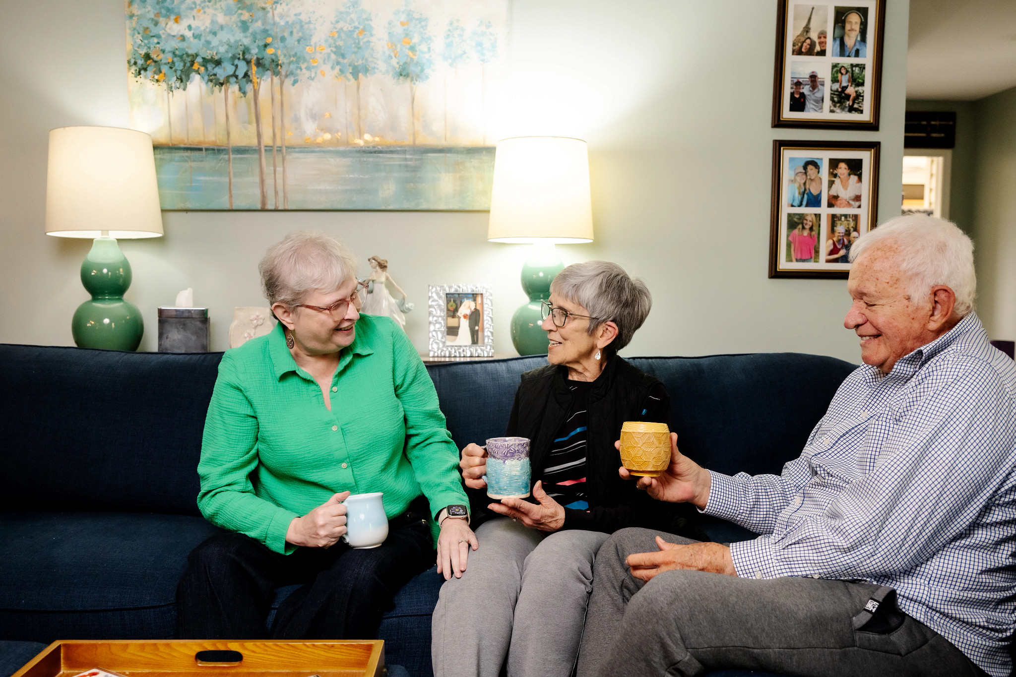 people having coffee