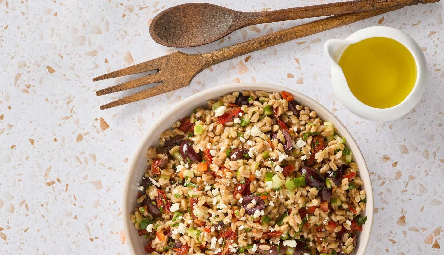 Mediterranean farro salad recipe | members only