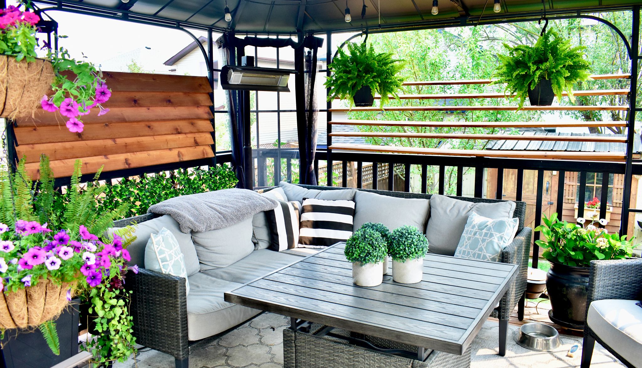 enhance your rental with plants an assortment of flowers on a patio