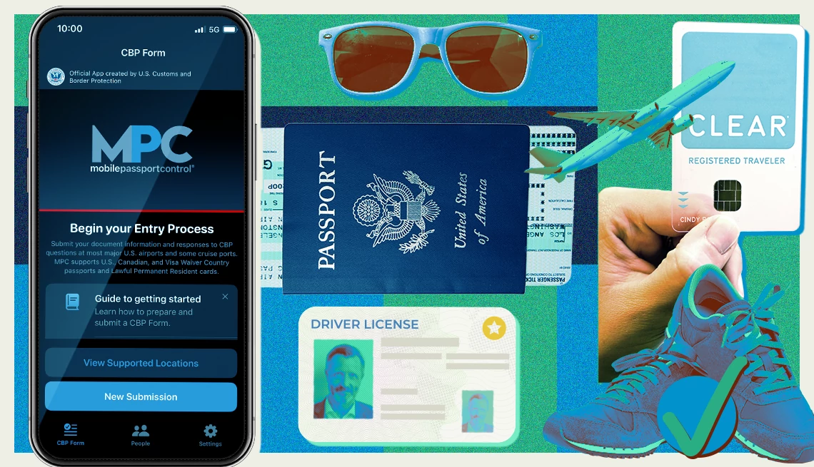 different types of travel icons