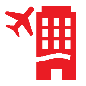 Travel Plane Hotel Icon Travel Plane Hotel Icon